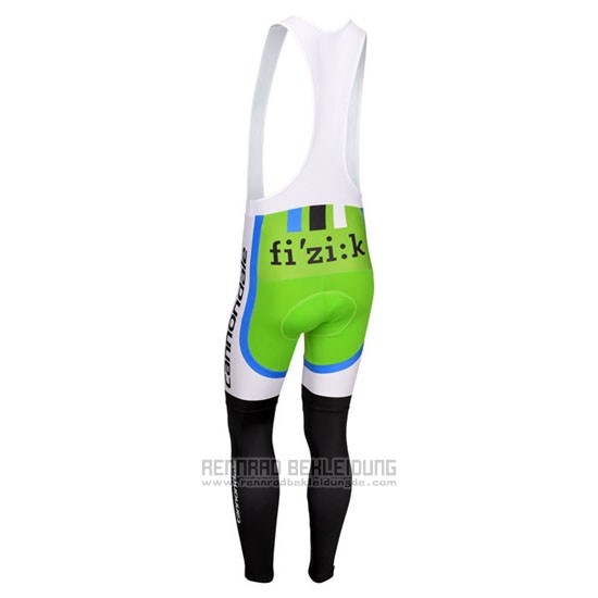 2013 Fahrradbekleidung Cannondale Champion Estonia Trikot Langarm und Tragerhose